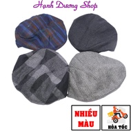 Men's beret hat, men's beret hat, old man's hat, duckbill hat, old man's hat with closed tail withou