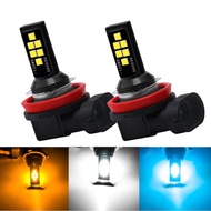 2PCS Car Fog Lamp H11 Led Lamp H1 H3 Led H7 9005 HB3 9006 HB4 H9 H8 H27 880 881 Led Car Fog Light Bu