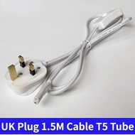 1.5M UK Plug Switch Wire T5 Lamp Tube Extension Wire On/Off Switch Button-UK Plug