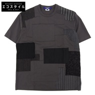 เสื้อยืดผู้ชาย Junya Watanabe Man สภาพดีเยี่ยม ทำจากผ้าคอตตอนเจอร์ซีย์และผ้าผสมหลายชนิด สีเทา ไซส์ L