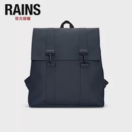 RAINS MSN Bag W3 經典防水雙扣環後背包(13300) Navy