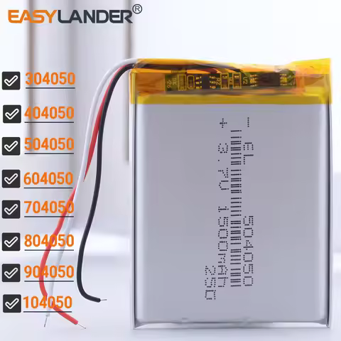 504050 3.7V 3lines 1500mAh Lithium Li-ion Polymer Battery 304050 404050 604050 704050 804050 904050 