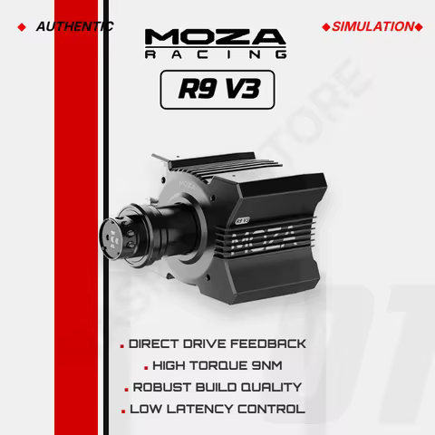 -New Original MOZA Racing R9 V3 Wheel Base Direct Drive Wheel Base 9 N·m of Torque With Aviation Gra