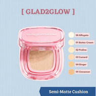 GLAD2GLOW PERFECT COVER CUSHION | OIL CONTROL MATTE WATERPROOF SWEATPROOF FINISH PORELESS CUSHION | 