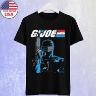 Gi Joe Snake Eyes Men'S Black T-Shirt Tops Casual Streetwear