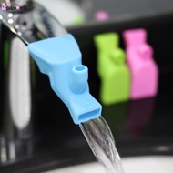 Creative Sink Nozzle Faucet Extender Silicone Elastic Water Tap Extension Kitchen Bathroom Accessories for Children Hand Washing