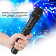 Black Universal UHF Wireless Handheld Microphone Audio Amplifier Karaoke Live-performances Conference Church