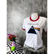 Vintage Fashion Shirt 90s Cool Pink Ironed Pattern