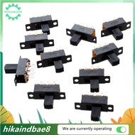 [hIkAi] 10 Pcs 6 Pins 2 Positions DPDT On/On Mini Slide Switch