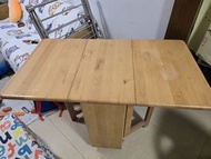 實木摺疊餐枱