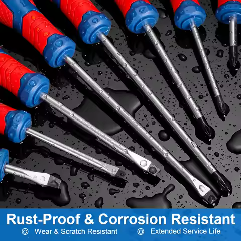Multifunctional Magnetic Phillips Screwdriver Set PH0 PH1 PH2 3MM 5MM 6MM Slotted Cross Bolt Driver 