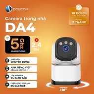 Doscom DA4 indoor 5Ghz wifi Camera 4MP 360 rotation resolution, 2-way conversation,