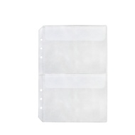 A5 A6 10Pcs Binder Pocket Kantong / Ziplock Bag / Pouch PVC Sleeve