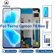 100% Tested LCD For Infinix Tecno Camon 19 Neo CH6i Display Touch Screen Digitizer Assembly With Fra