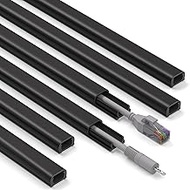 ZhiYo 85in Cord Covers for Wires on Wall, 1 Mini Cord Hider Wall, Self-Adhesive Wire Covers for Cord