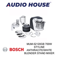 BOSCH MUM-52120GB 700W STYLINE ANTHRACITE/WHITE BLENDER STAND MIXER 2 YEARS WARRANTY