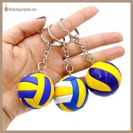 BPURPLE Volleyball Keychain PVC Volleyball keychain bag car keychain Key Ring .