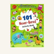 Buku Aktiviti Prasekolah 101 Never Bored Magic Maths Fun Preschool Activity Book for Children Kids