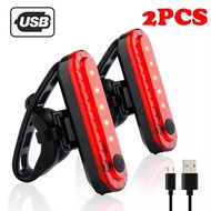 SGBIKE Bike Tail Light Ultra Bright Bike Rear Light USB Rechargeable LED Running Helmet Bicycle Rear Light - Red Light