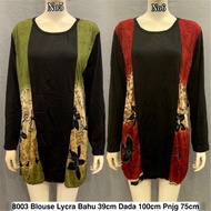 8003 blouse Lycra / baju borong murag