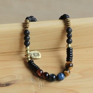 No.8-原創 &護佑 | 6mm細款三色虎眼石 疊戴搭配 | 精緻小眾