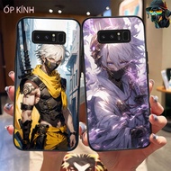 Samsung note 8 glass phone case with beautiful anime gamer image