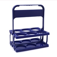 Foldable Beverage Beer Basket Portable Beer Carry Rack Can Hold 6 Bottles of Beer Coffee Milk Tea Po