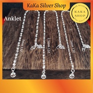 925 Silver Bracelet & Anklet LJZ | Gelang Tangan & Gelang Kaki LJZ Perak 925 |
