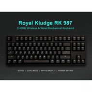 Ready Stock! Royal Kludge Sink104 Mechanical Gaming Keyboard  Bluetooth Wireless wired dual mode 87/