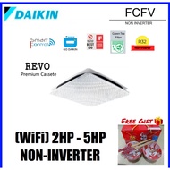 DAIKIN REVO (Premium) Surround Cassette 2HP / 2.5HP / 3HP / 4HP / 5.0HP Non-inverter Air Conditioner