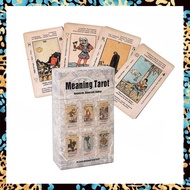 Meaning Tarot Card for Beginners | Meaning on the Cards | Size 10.3x6cm | 78-Cards Classic Tarot Dec