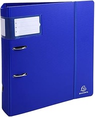 Exacompta 53463E Premium Plastic Folder Campus Light 8 cm Wide DIN A4 Maxi Ring Binder File Letter F