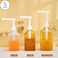 DC 1100ml Coffee Syrup Dispenser Multi-Function Honey Sauce Ketchup Bottle with 5/8/10CC Pump Scale 