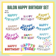 Happy Birthday Balloon Set Happy Birthday Foil Balloon/ with Letters