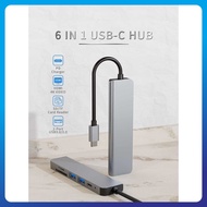 BAKEEY USB Hub Type C 6 in 1 HDMI 4K Display PD Fast Charge Adaptor - BK6