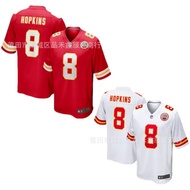 Same Day DeliveryNFL Kansas City Chief Chiefs Rugby Jersey No. 8 HOPKINS Sweatshirt Competition Jers