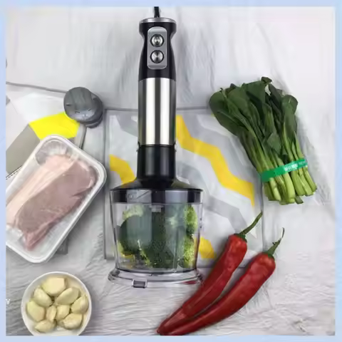 MLGB-Immersion Hand Blender 5 In1 600W Electric Blender Handheld Stick Mixer Emulsion Blenders For K
