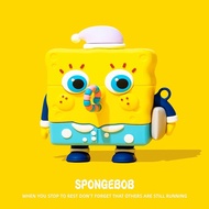 Cartoon SpongeBob Cute Airpods Case Airpods Pro 2 Case Airpods Gen3 Case Silicone Airpods Gen2 Case Airpods Cases Covers