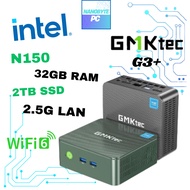 GMKTEC G3 PLUS Intel N150 Windows Mini PC 32GB DDR4 RAM 2TB NVME SSD Computer Desktop PC Gaming PC