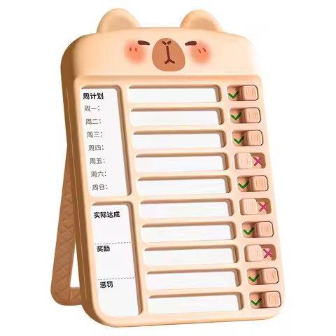 Kids Chore Chart Plastic Checklist Task Board Detachable To Do List My Chores Schedule Reminder Char