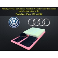 Audi Volkswagen - Polo Golf Jetta Vento - 1.4L 1.6L Air Filter 036-129-620