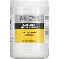 WINSOR & NEWTON GALERIA BLACK GESSO PRIMER 1LTR