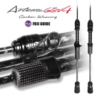 TRAINFIS ARTEMISGEN4  FUJI Guide UL Flexible Fishing Rod Weaving Handle 1-6LB/1-8G Solid Carbon Ultr