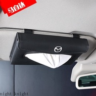 High quality Universal Car Sun Visor Tissue Box Holder PU Leather Tissue Box Cover Case Accessories 