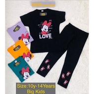 PJ205 BAJU TIDUR / PYJAMAS BIG KIDS KW MINNIE (7-12 TAHUN) READY STOCK
