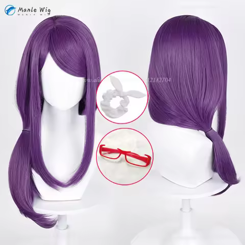 High Quality Anime Wig Cosplay Kamishiro Rize Cosplay Wig 70cm Purple Women Anime Wigs Heat Resistan