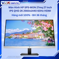 HP SPS-MON Monitor 27mq 27 Inch IPS QHD 2560x1440 60Hz HDMI VGA Office Computer - 36 months - v2k co