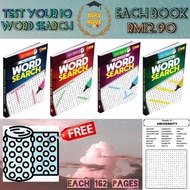 Test Your Iq Word Search/4 Titles/Sharpen Your Iq/Activity/English Books