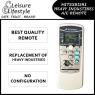 [FREE MAILING][Cover With Warranty] Mitsubishi Aircon Remote Control Heavy Industries RKX502A001