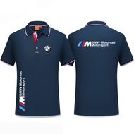 BMW motorrad Short-Sleeved F1 Racing Jersey Motorcycle T-Shirt Cycling POLO Shirt Fleet Overalls Men